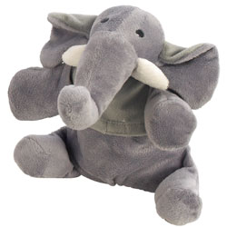 Unbranded Snoozie Friends Hot Wheat Bags - Elephant