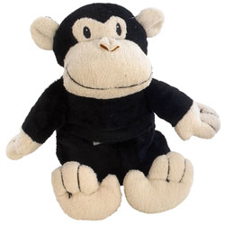 Unbranded Snoozie Friends Hot Wheat Bags - Monkey
