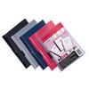 Smart yet robust presentation file with a simple side clip that instantly secures unpunched pages