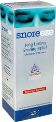 Snoreeze throat spray is designed to help reduce o