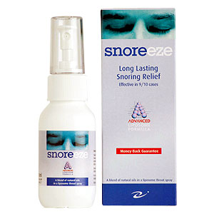 Instant snoring relief.  There are many different