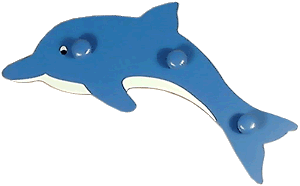 Snorkel 3 peg Clothes Hooks