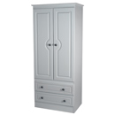 Snowden White 2 drawer wardrobe furniture
