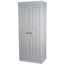Snowden White plain wardrobe furniture