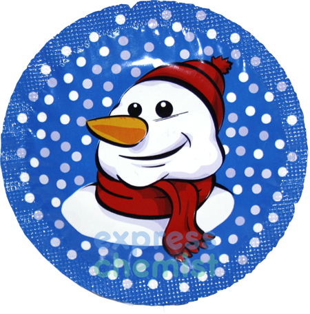 Unbranded Snowman Novelty Condom (single)