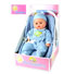 SNUGGLES BABY DOLL and CARRY SEAT (BLUE)
