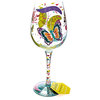 Unbranded Social Butterfly Wine Glass by Designs by Lolita