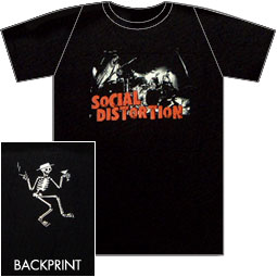 social distortion - live t shirt