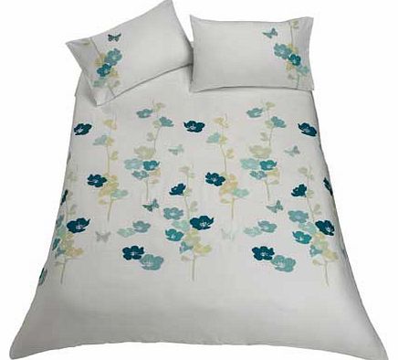 Unbranded Sofia Blue Bedding Set - Double
