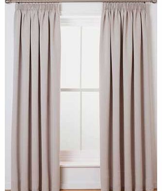 Unbranded Soft Drape Pencil Pleat Curtains - 117x137cm -