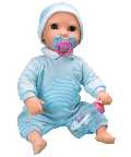 Soft Touch Baby Doll - Blue