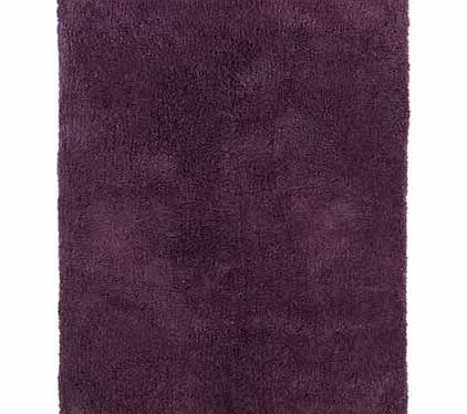 Unbranded Soft Touch Shaggy Rug - Plum
