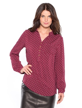 Unbranded Softly Draping Printed Voile Blouse