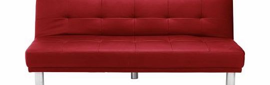 Unbranded Soho Large Clic Clac Sofa Bed - Red