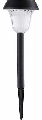 Add some light to your garden with these Solar Black Lights. These lights would look perfect lining a path or in flower beds. Size H10.5. W10.5. D37.8cm. IP rating 44. Bulbs required: 12 x 6W LED (included). Batteries required: 1 x AAA (included). EA