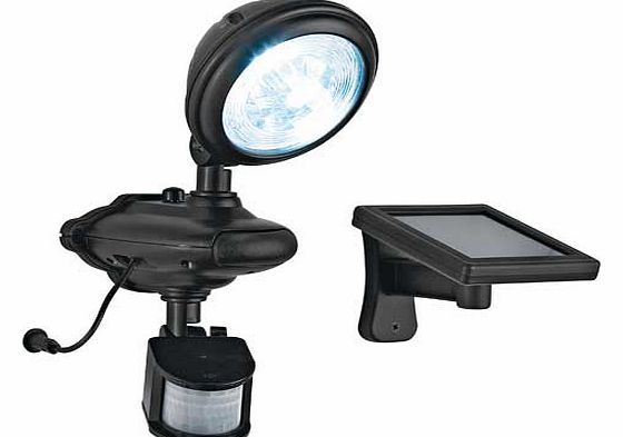 Unbranded Solar Solo Security LED Light - Black