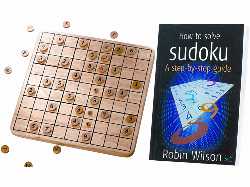 Solid Wood Sudoku Set