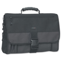 Solo Messenger Case Expandable Polyester Zipped