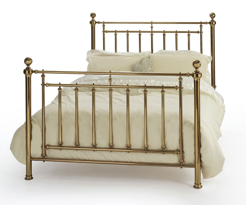 Unbranded Solomon Brass Super King Size Bedstead