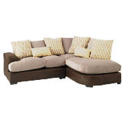 Unbranded Somerton right hand facing Corner Unit, Chocolate