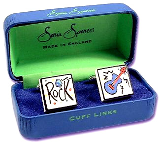 Sonica Spencer Cufflinks - Rock