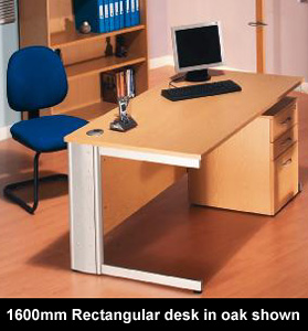 Sonix S3 Rect Desk 1800 Slvr Bch