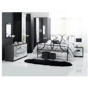 Unbranded Sophia 2 Door Wardrobe Large Room Set Mirrored