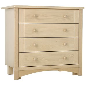 Sophia is a beautifully designed range of nursery furniture, with arching forms that give a gently