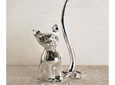 Unbranded Sophia Silver Plated Cat Ring Holder