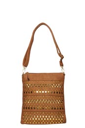 Unbranded Sophie Studded Leather Look Bag