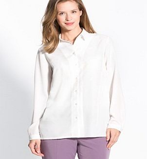 Unbranded Sophisticated Long-Sleeved Plain Blouse