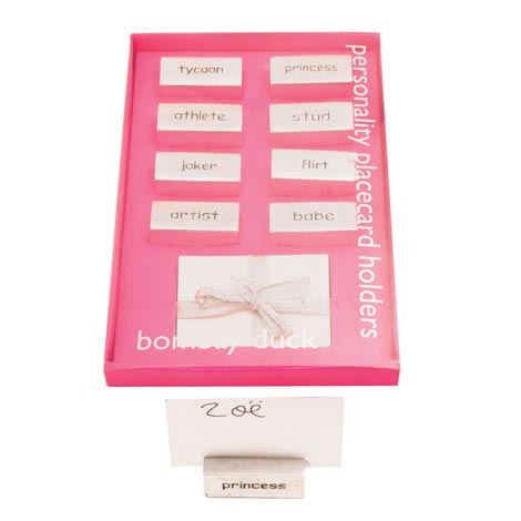 Unbranded Sophisticated, Shiny Personality Placecard Holders