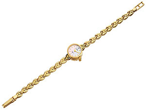 Unbranded Sovereign-775123-9ct-Gold-and-Diamond-Bracelet-Watch-236987