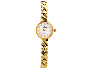 Unbranded Sovereign-776123-9ct-Gold-Diamond-Set-Bracelet-Watch-236958