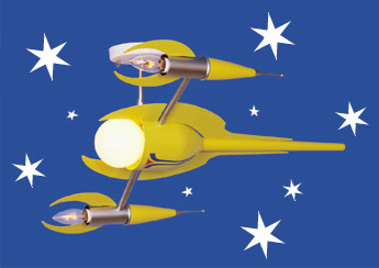 Space Fighter Bedroom Light