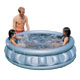 Have hours of playful fun with this this space ship style pool.
