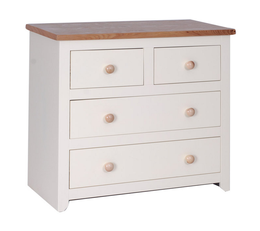 Unbranded Space2 Jamestown cream 4 drawer chest