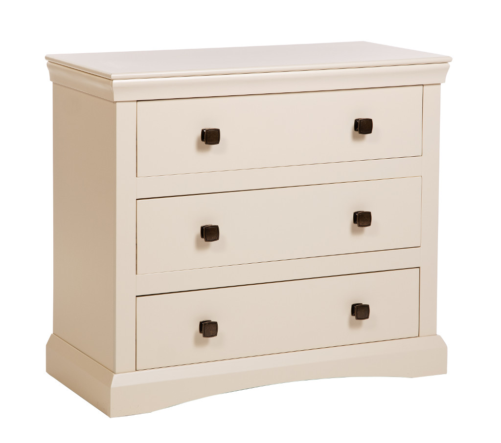 Unbranded Space2 Quebec cream 3 drawer chest