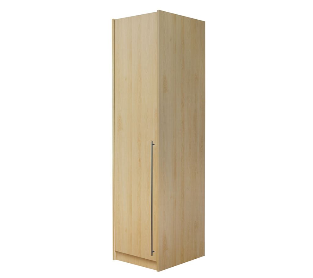 Unbranded space2fit Beech Single Wardrobe with internal