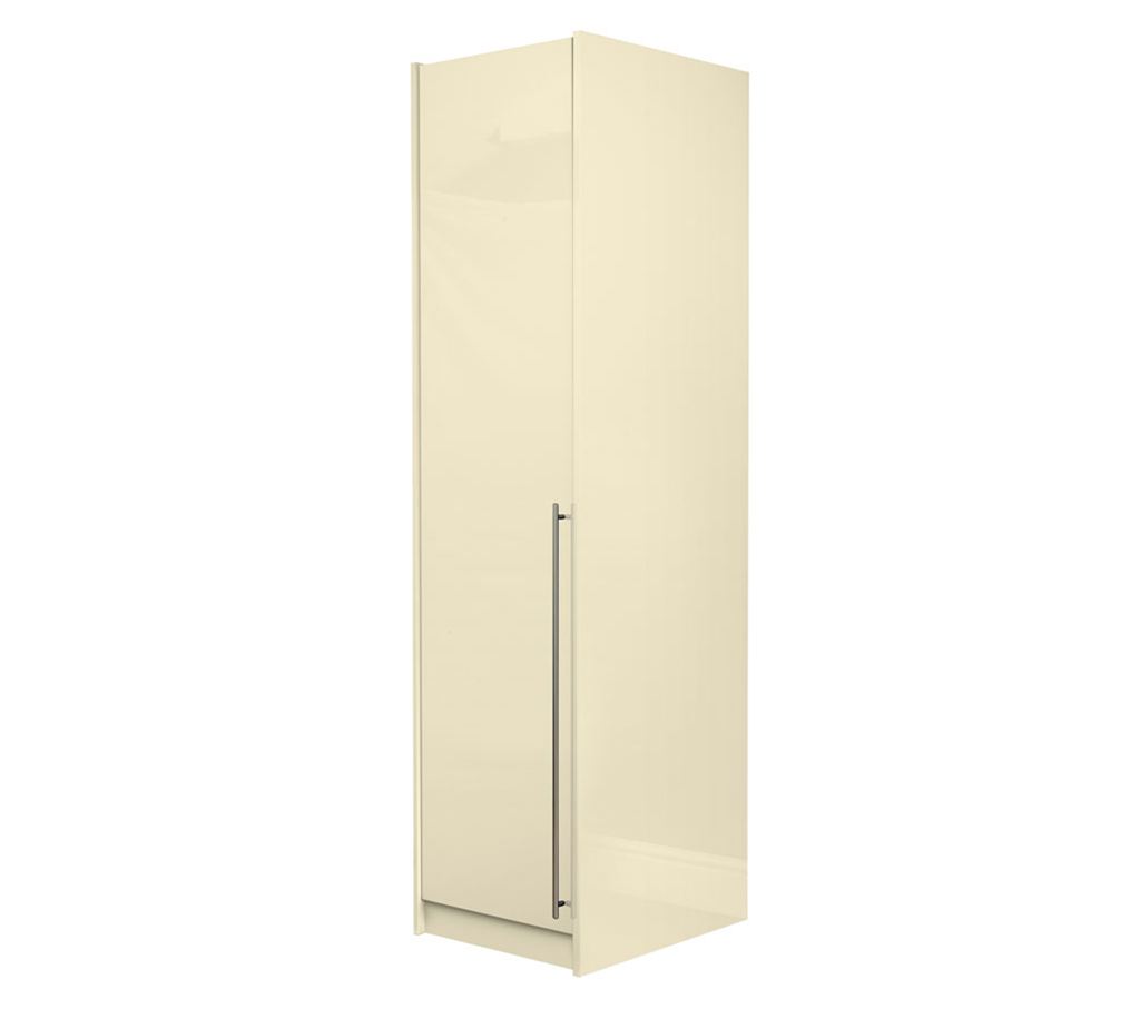 Unbranded space2fit Cream Gloss Single Wardrobe