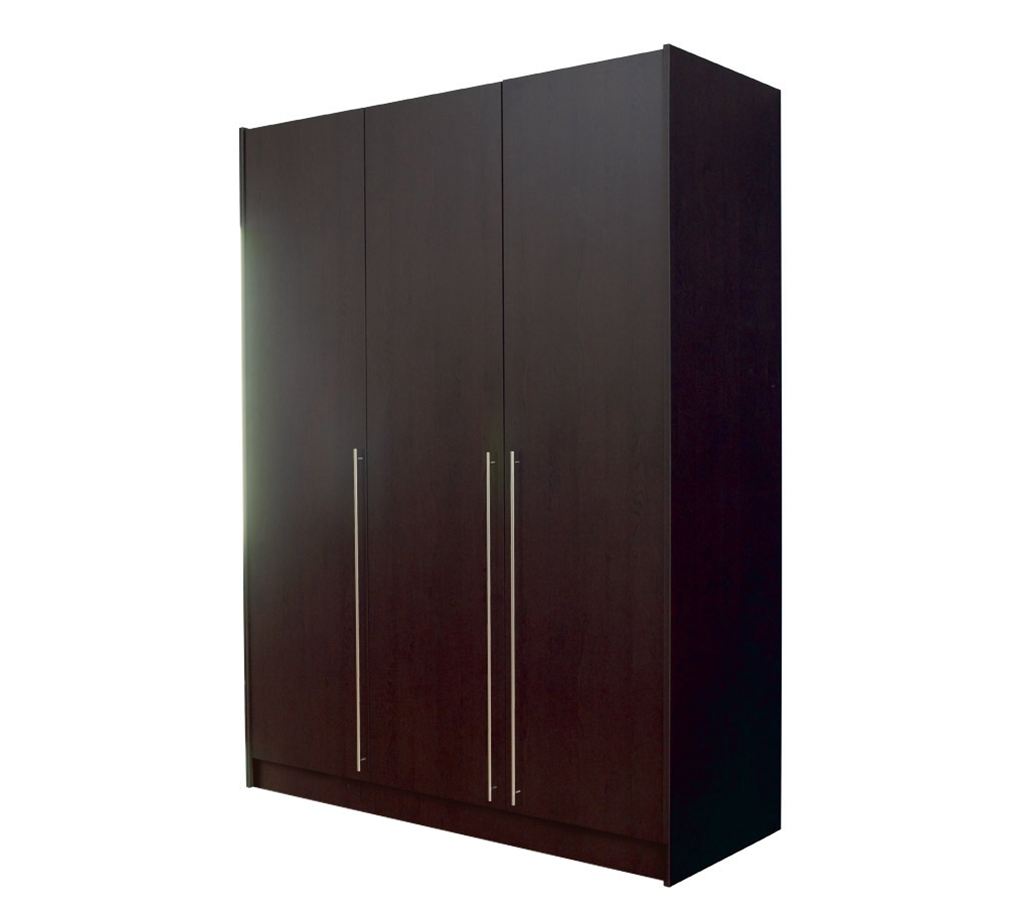 Unbranded space2fit Wenge Triple Wardrobe