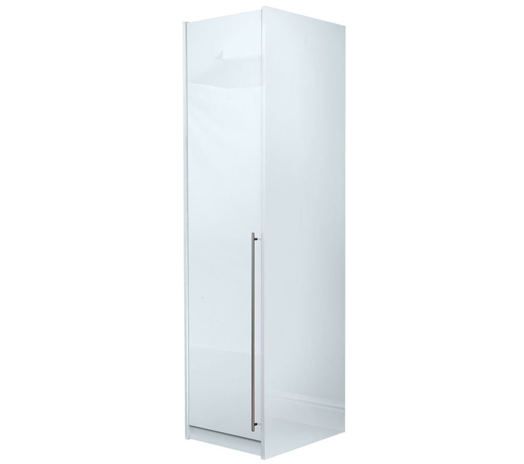 Unbranded space2fit White Gloss Single Wardrobe