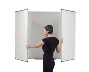 Unbranded Spacesaver busy board 5 whiteboards