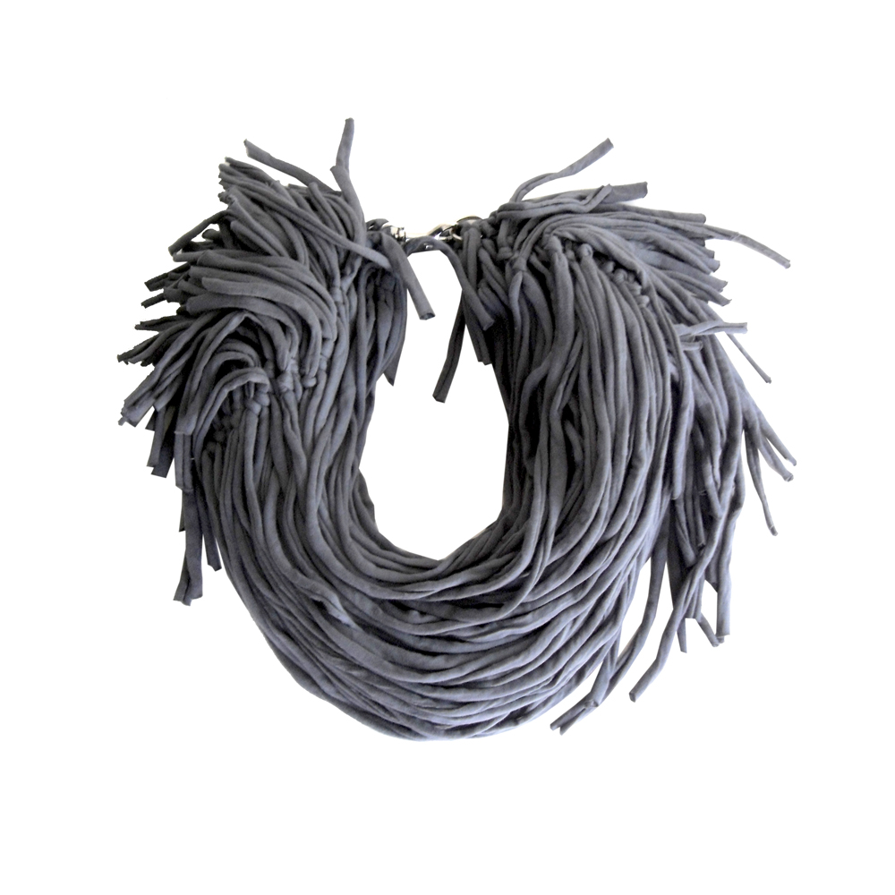 Unbranded Spaghetti Necklace - Dark Grey