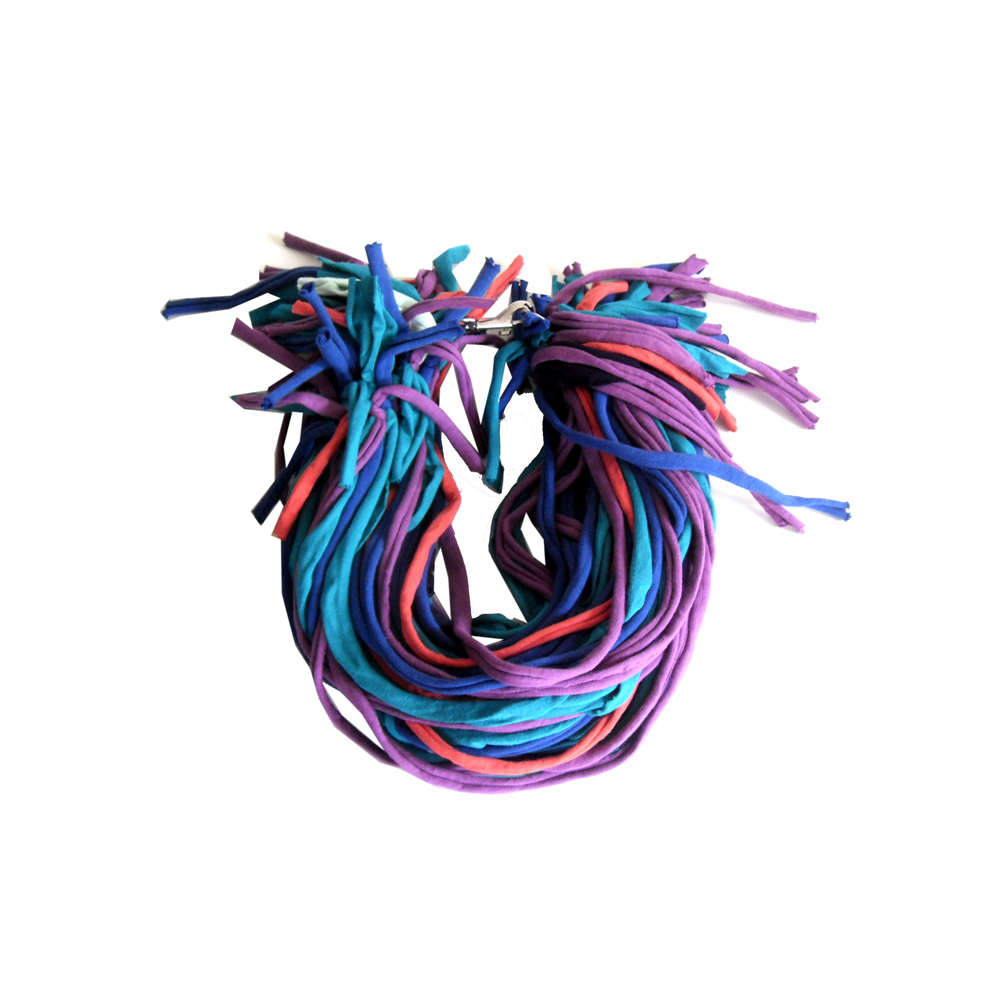 Unbranded Spaghetti Necklace-Rainbow