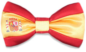 Unbranded Spanish Flag Bow Tie