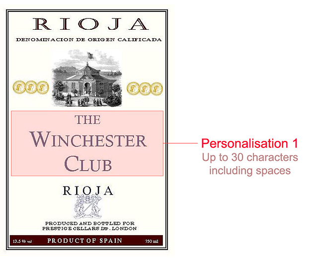 Unbranded Spanish Rioja (Tempranillo) - Case of 6