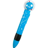 LEDs whiz round producing brilliant and ever changing patterns of light. The transparent dome sits o