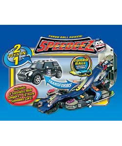 Speedeez Rally 4 Mini Coopers Set and 10 Speedez Cars