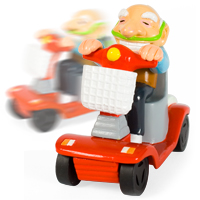 Unbranded Speeding Grandads (Pack of 2)